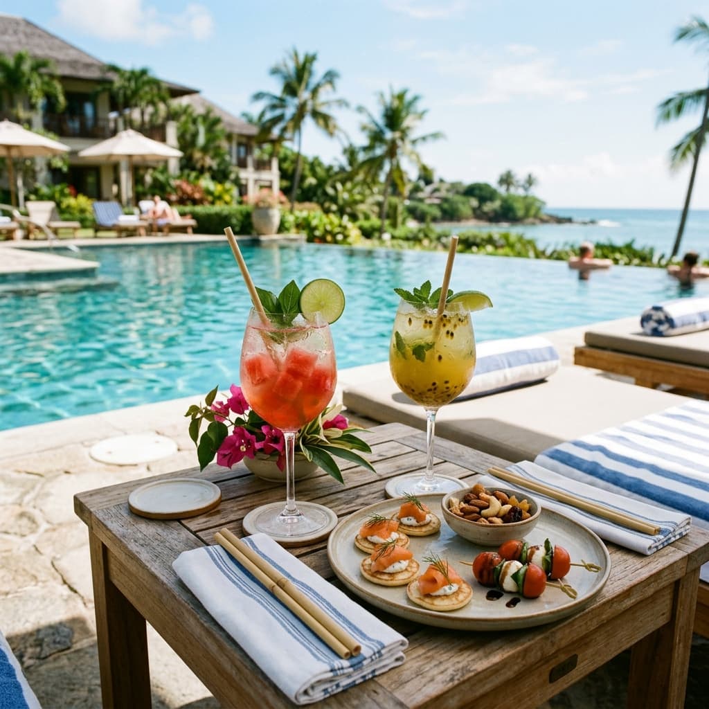 Poolside Refreshments